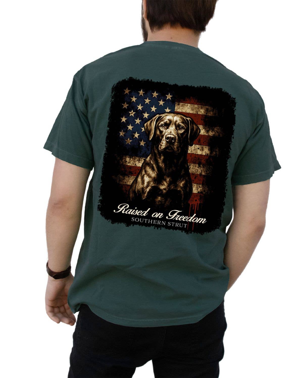Raised on Freedom Lab T-Shirt