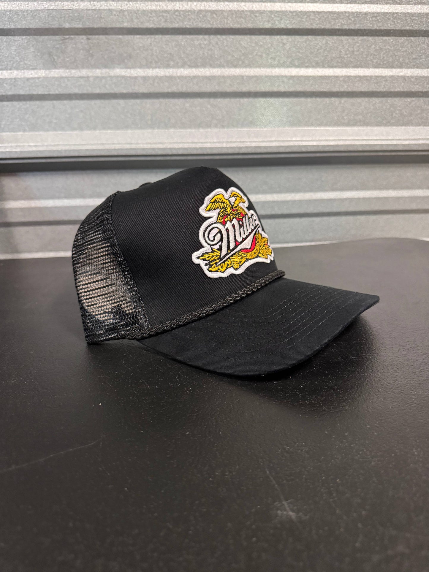 Miller Eagle Black Trucker