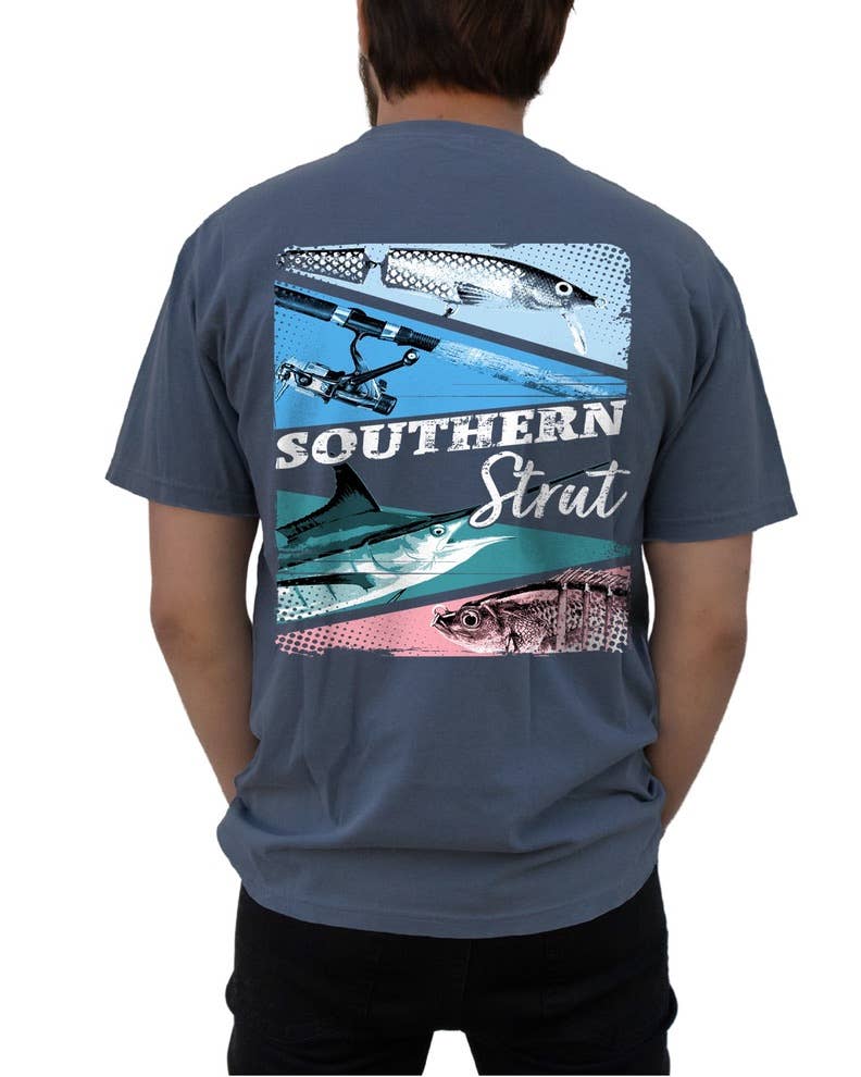 Fishing Panels T-Shirt