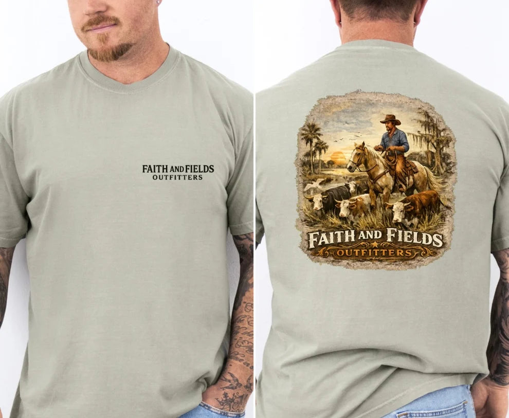 Cowboy Faith & Fields T-Shirt
