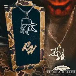 Ridge & Holler Stainless Steel Necklace and Pendant