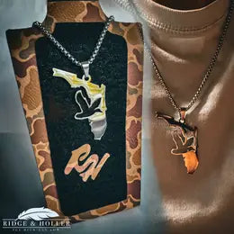 Ridge & Holler Stainless Steel Necklace and Pendant