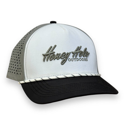 Performance Rope Hat - Heritage White Black
