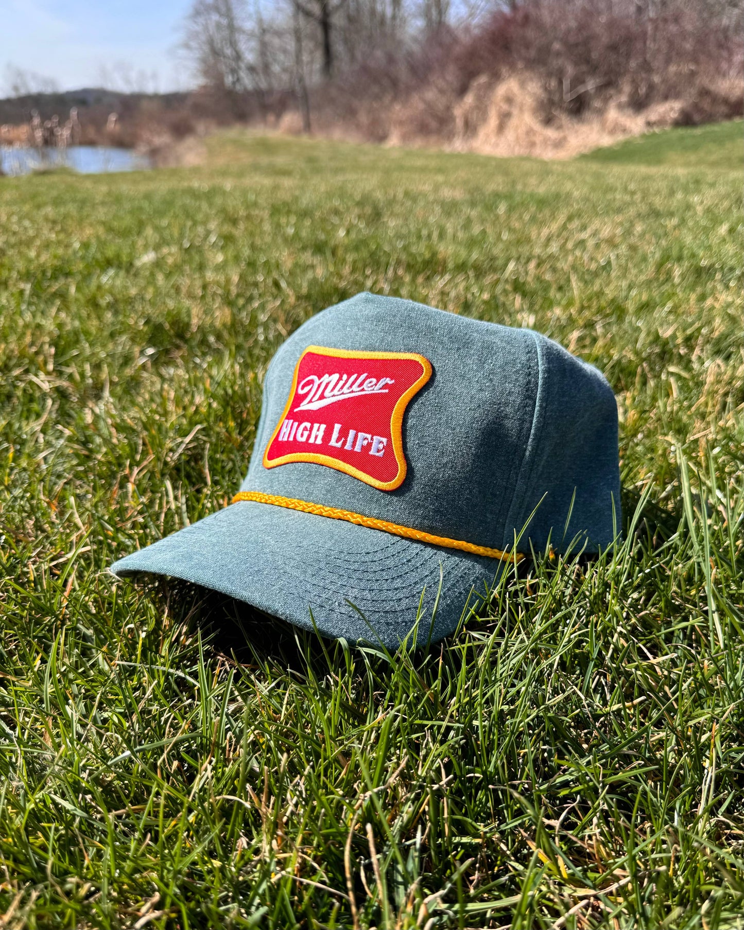 Miller High Life Moss Trucker