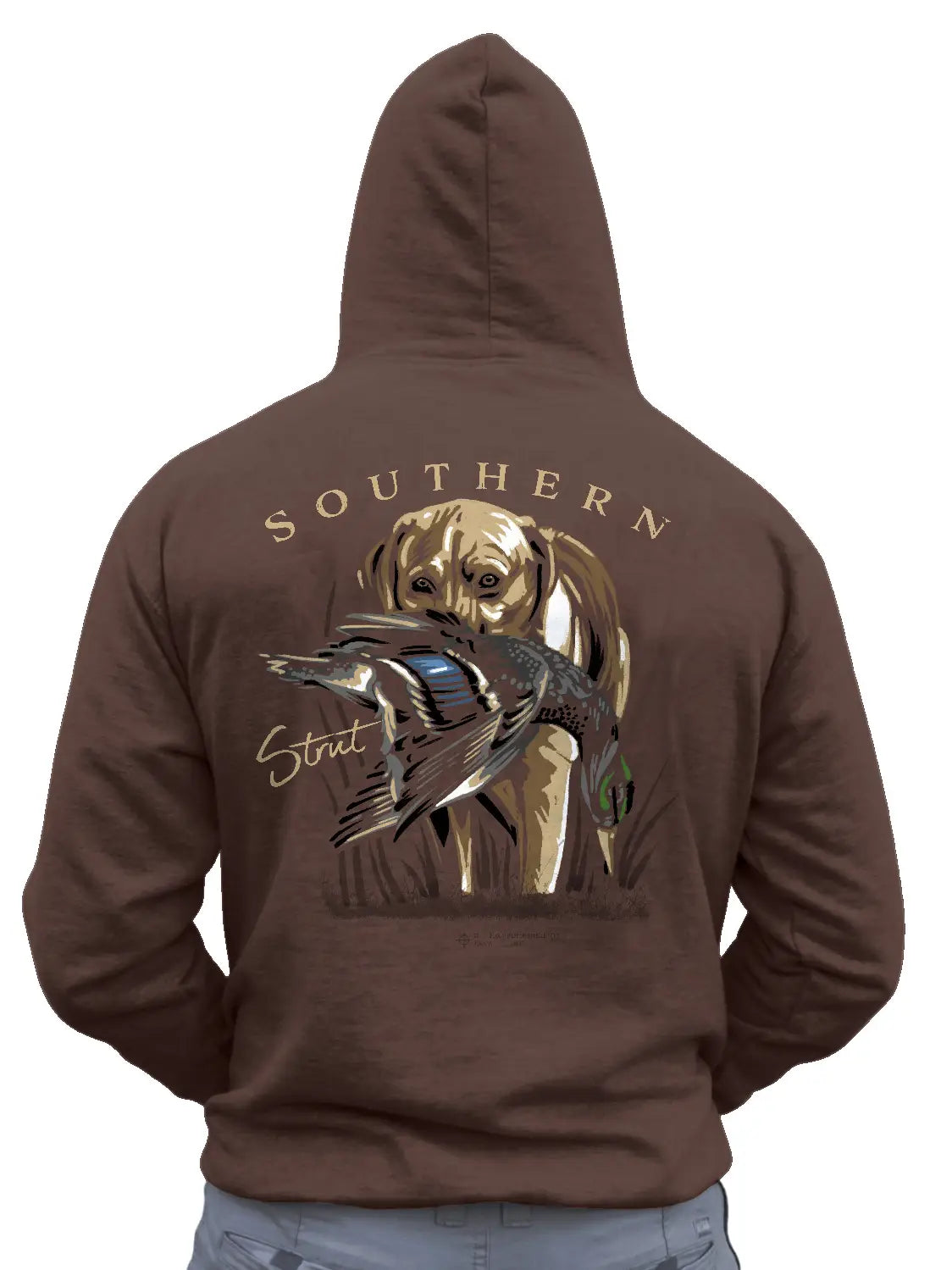 Dog and Duck Sketch Hoodie