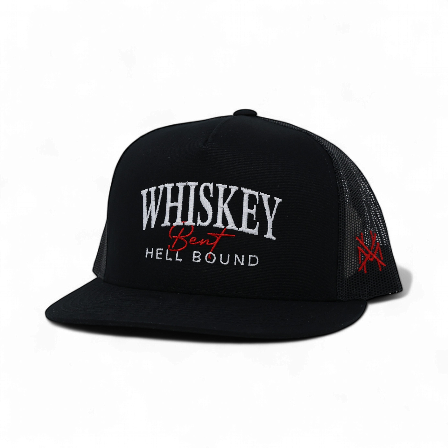 Whiskey Bent and Hell Bound Trucker Hat