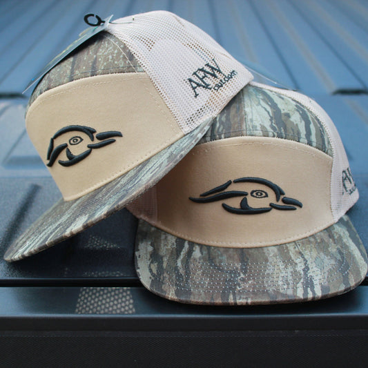 Realtree Legacy Camo 7 Panel Duck Logo Hat