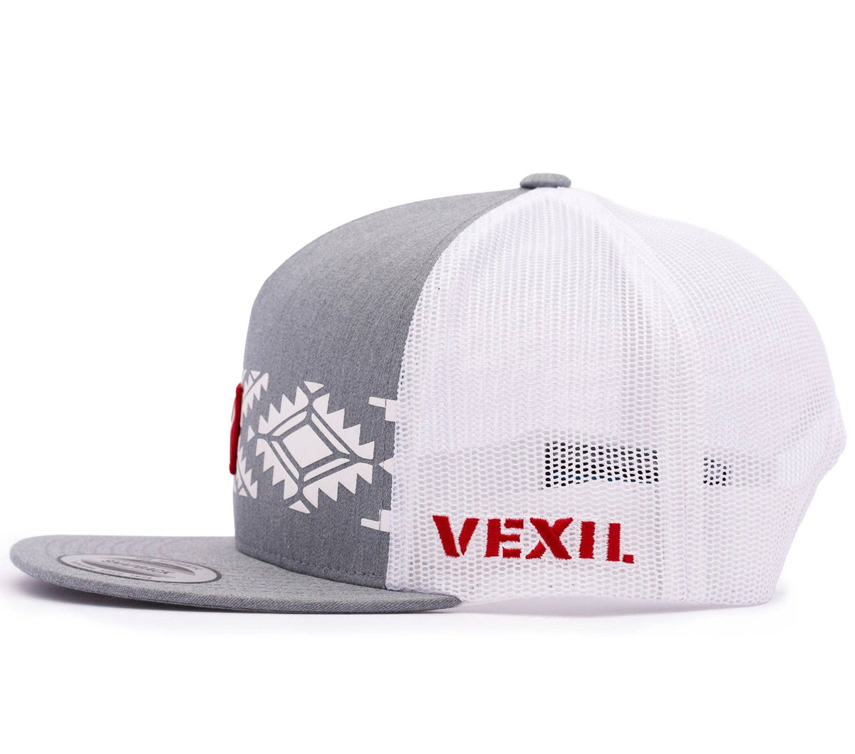 The Baller - Heather Grey/White Mesh
