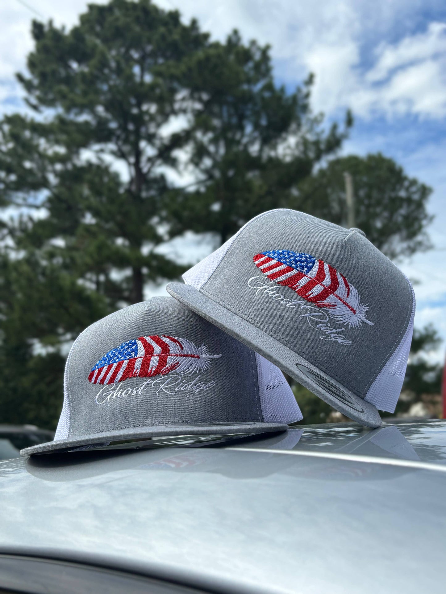 Heather Grey/White Freedom Feather