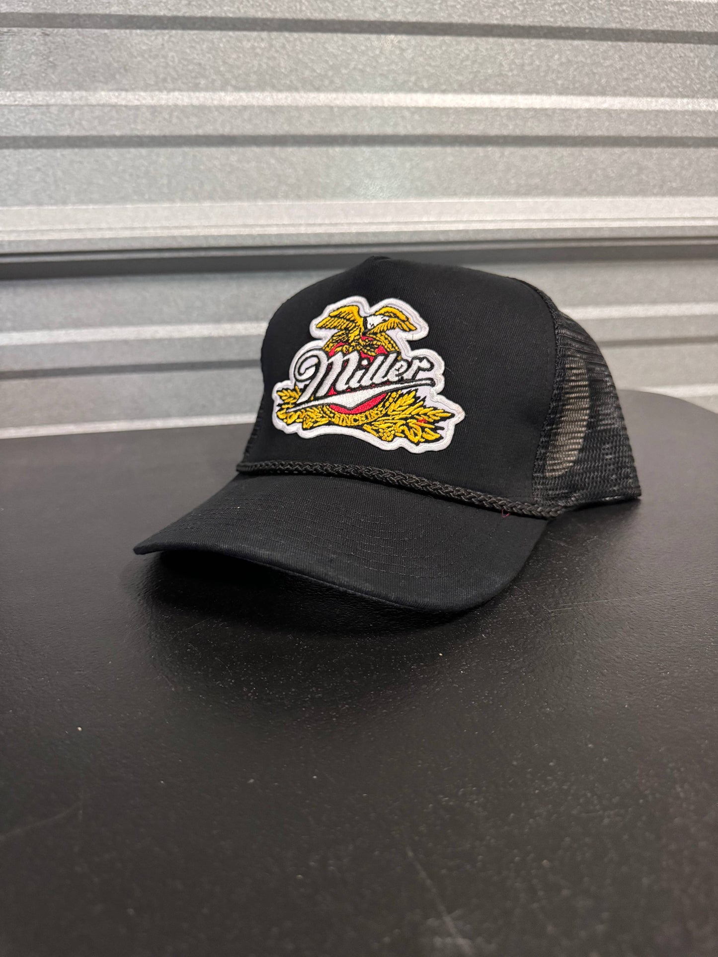 Miller Eagle Black Trucker