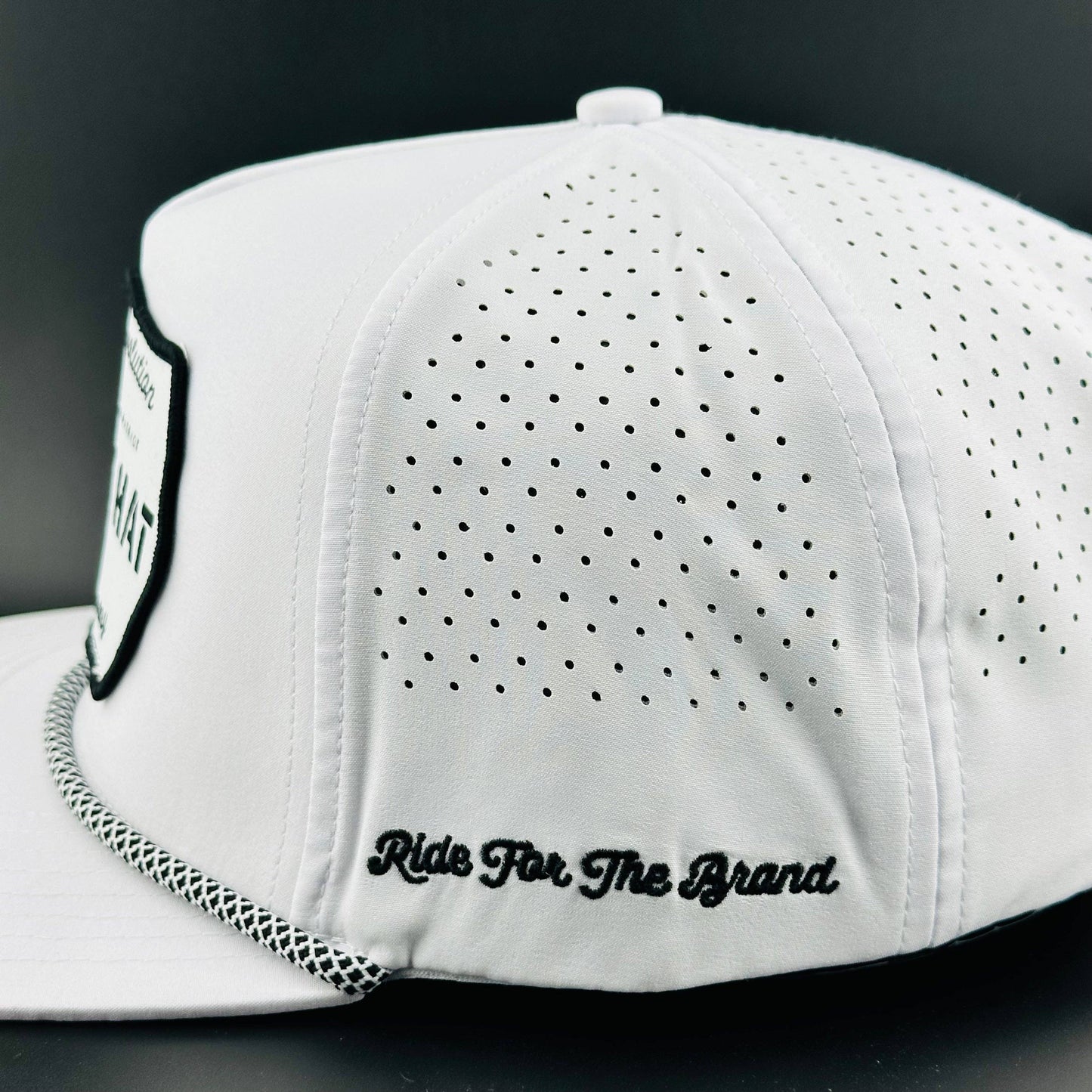 “Cowboy Hat” White Performance Patch Hat