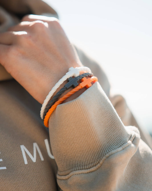 Infinity Cross Bracelets- Ember