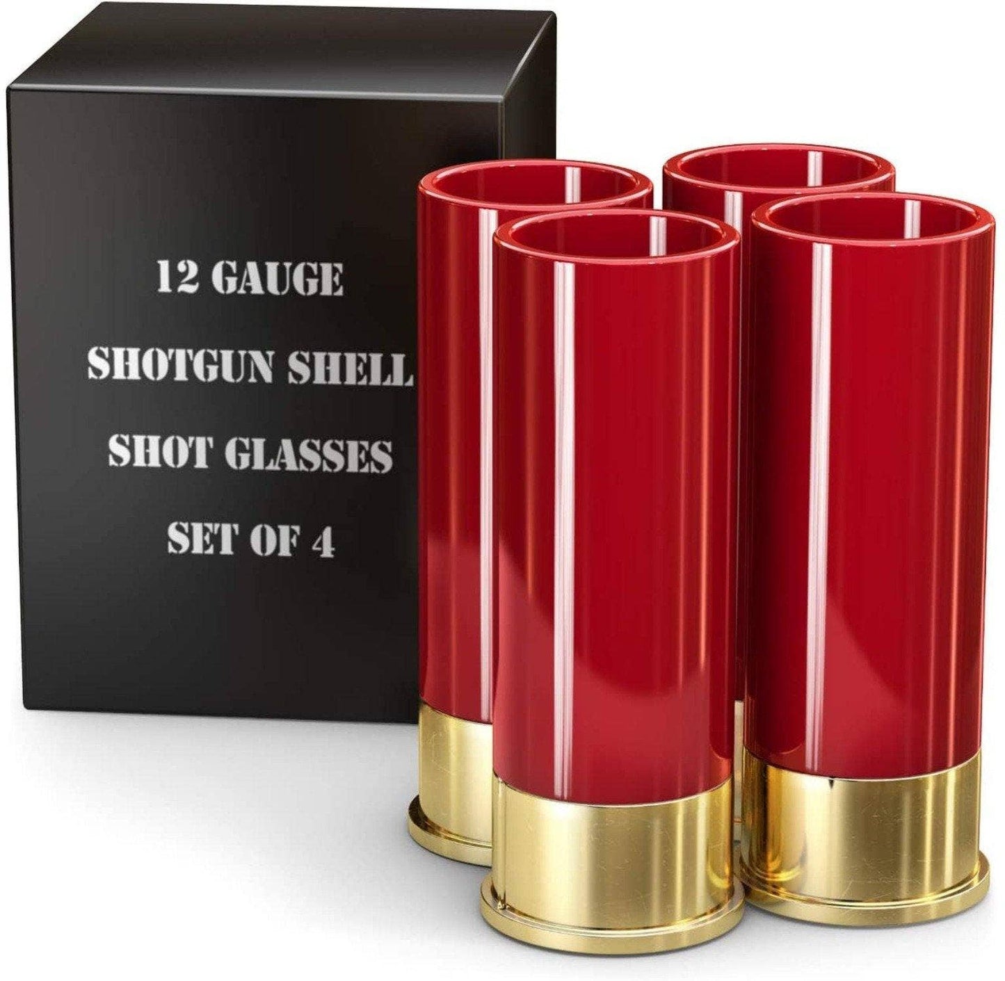 12 Gauge Shot Glasses Set of 4