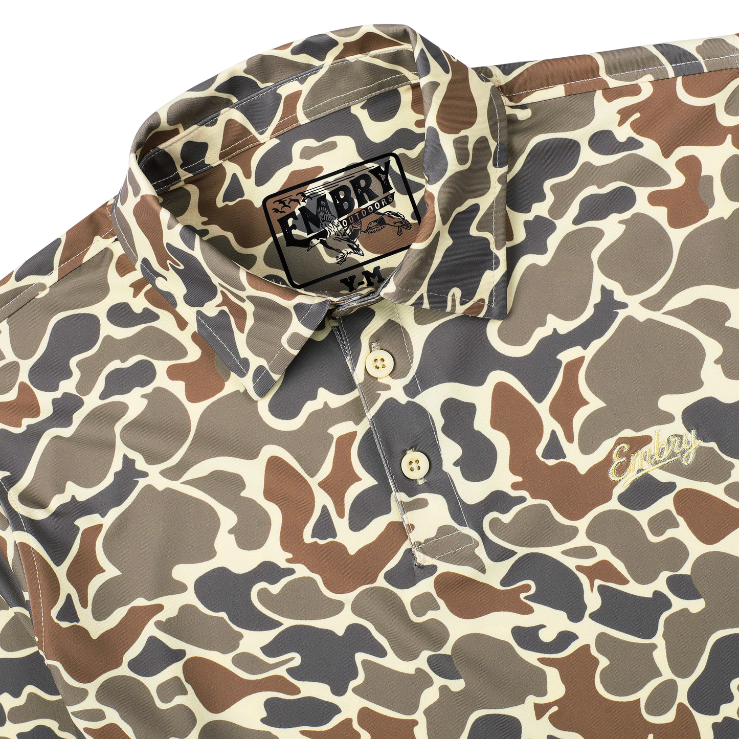 Youth Performance Polo - Desert Duck