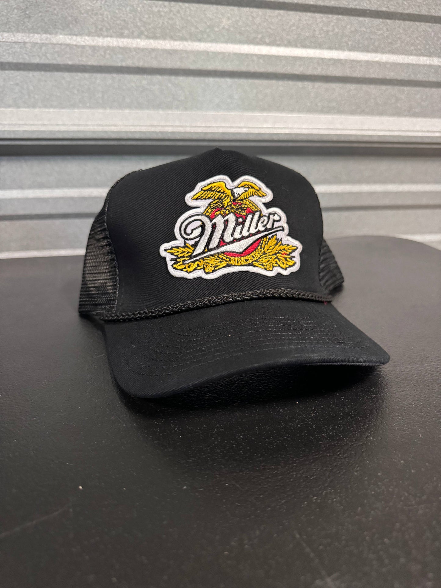 Miller Eagle Black Trucker