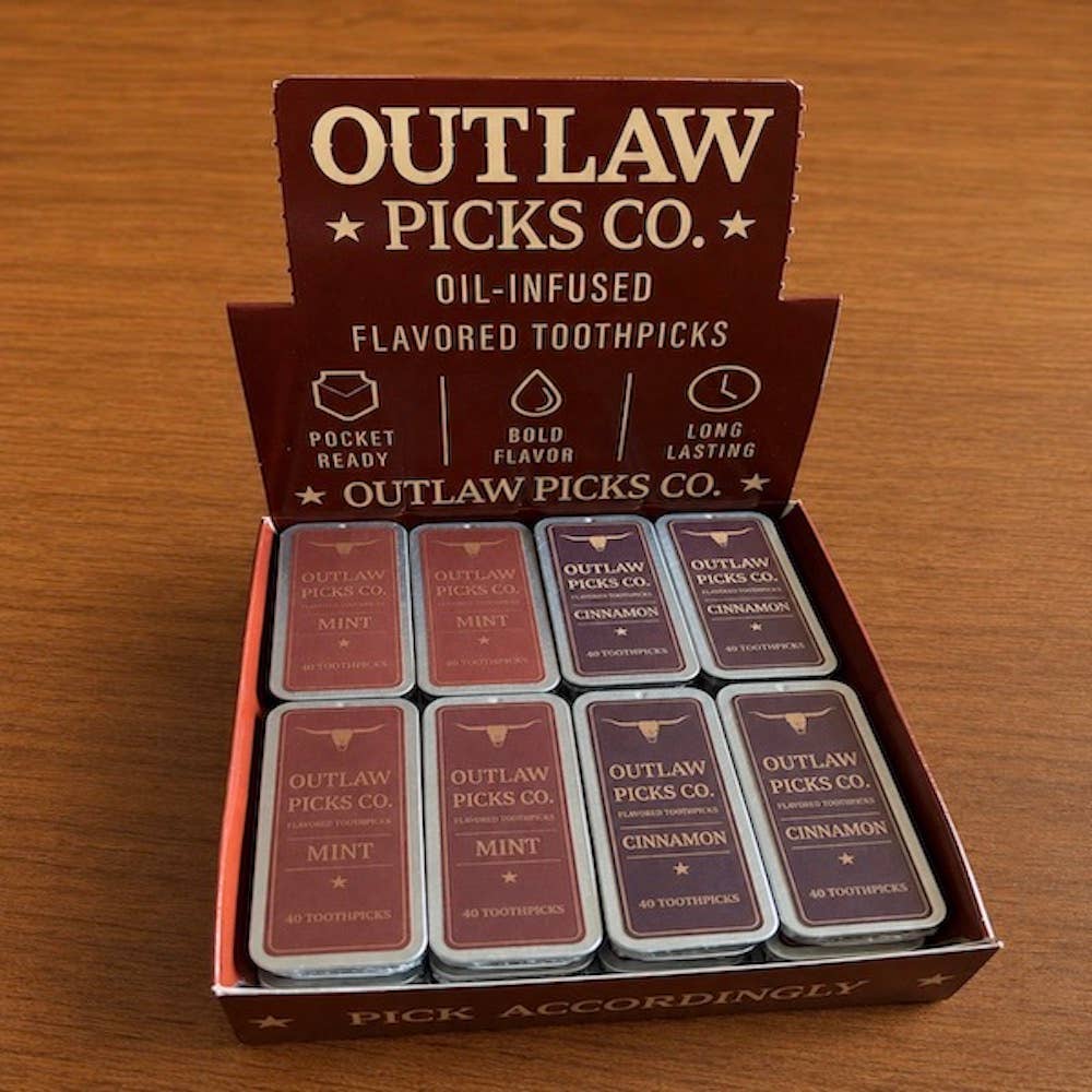 Outlaw Picks Co. Mint/Cinnamon