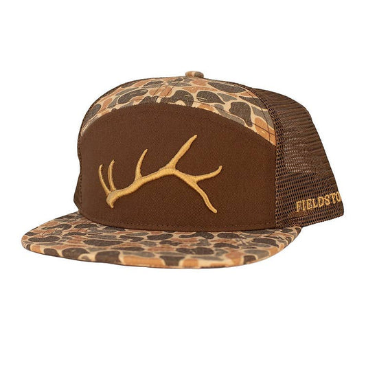 7 Panel Woodlands Camo Shed Hat