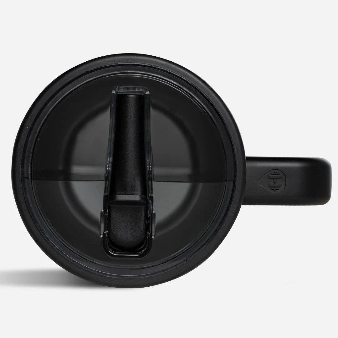 Black HydroJug 40 oz Traveler Tumbler (The Peppered Donkey Logo)