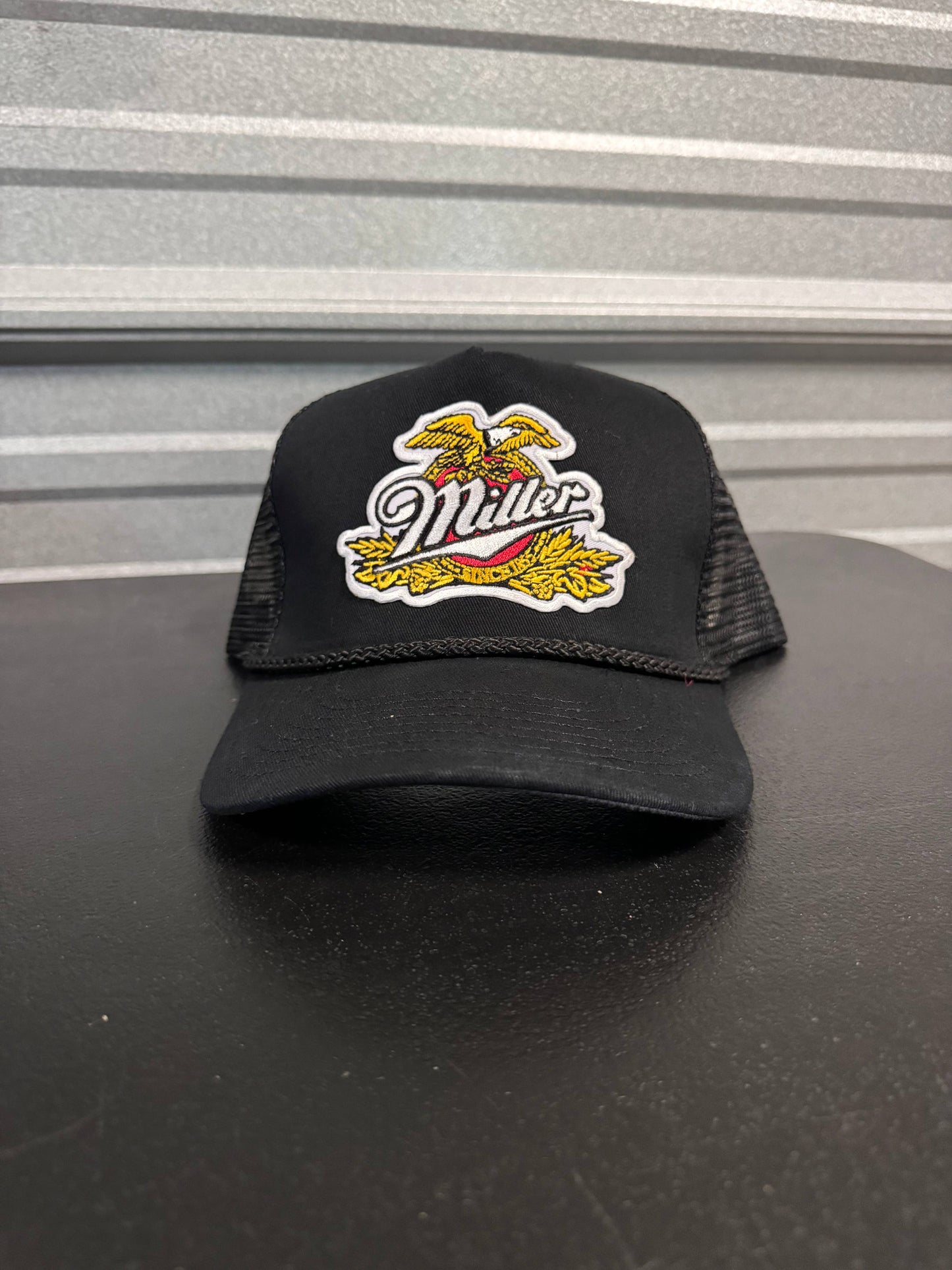 Miller Eagle Black Trucker
