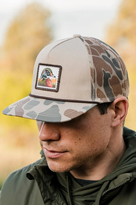 Wood Duck Stamp Camo Hat