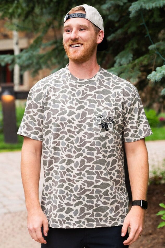 Classic Deer Camo Outdoors Pocket Tee