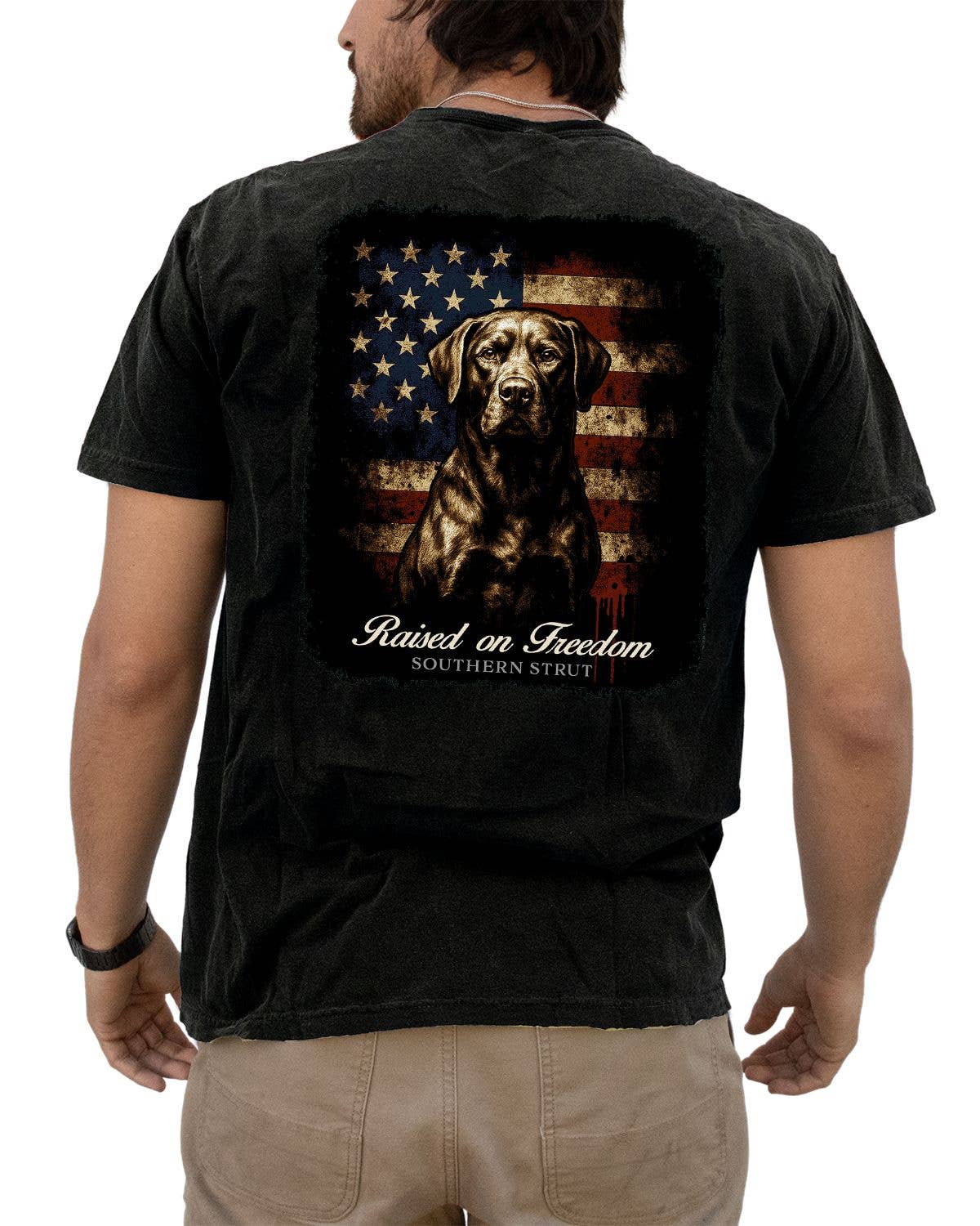 Raised on Freedom Lab T-Shirt