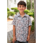 Classic Deer Camo Polo - YOUTH