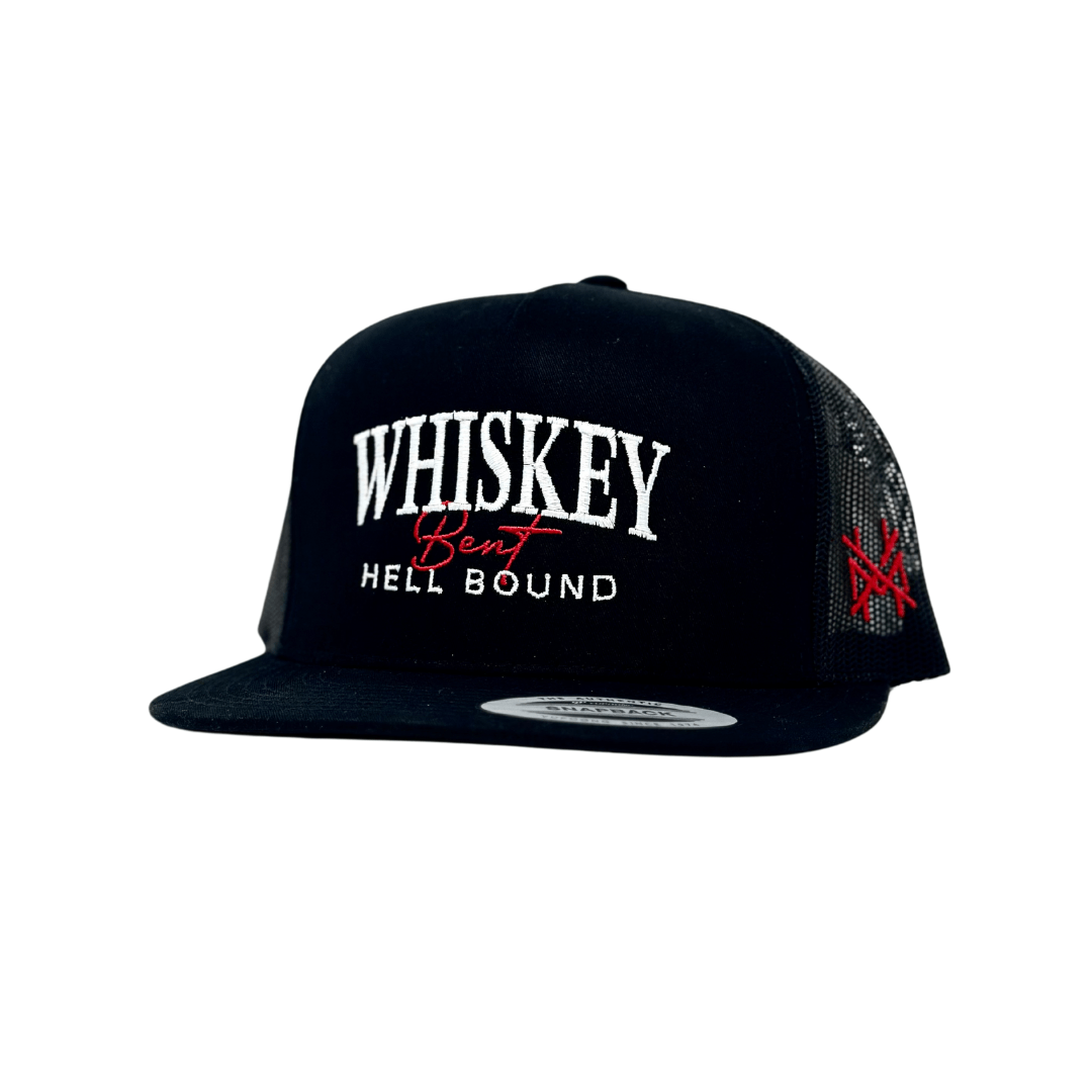 Whiskey Bent and Hell Bound Trucker Hat