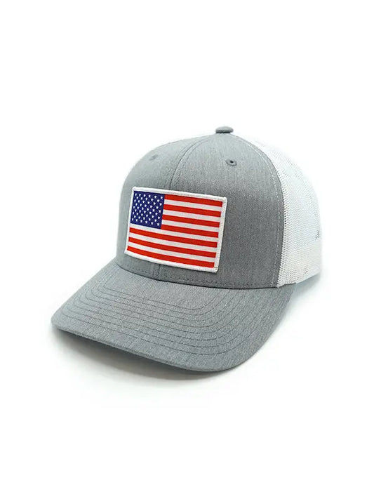 USA Flag Woven Patch Hat