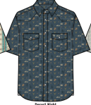 Desert Night Western Performance Shirt - Burlebo